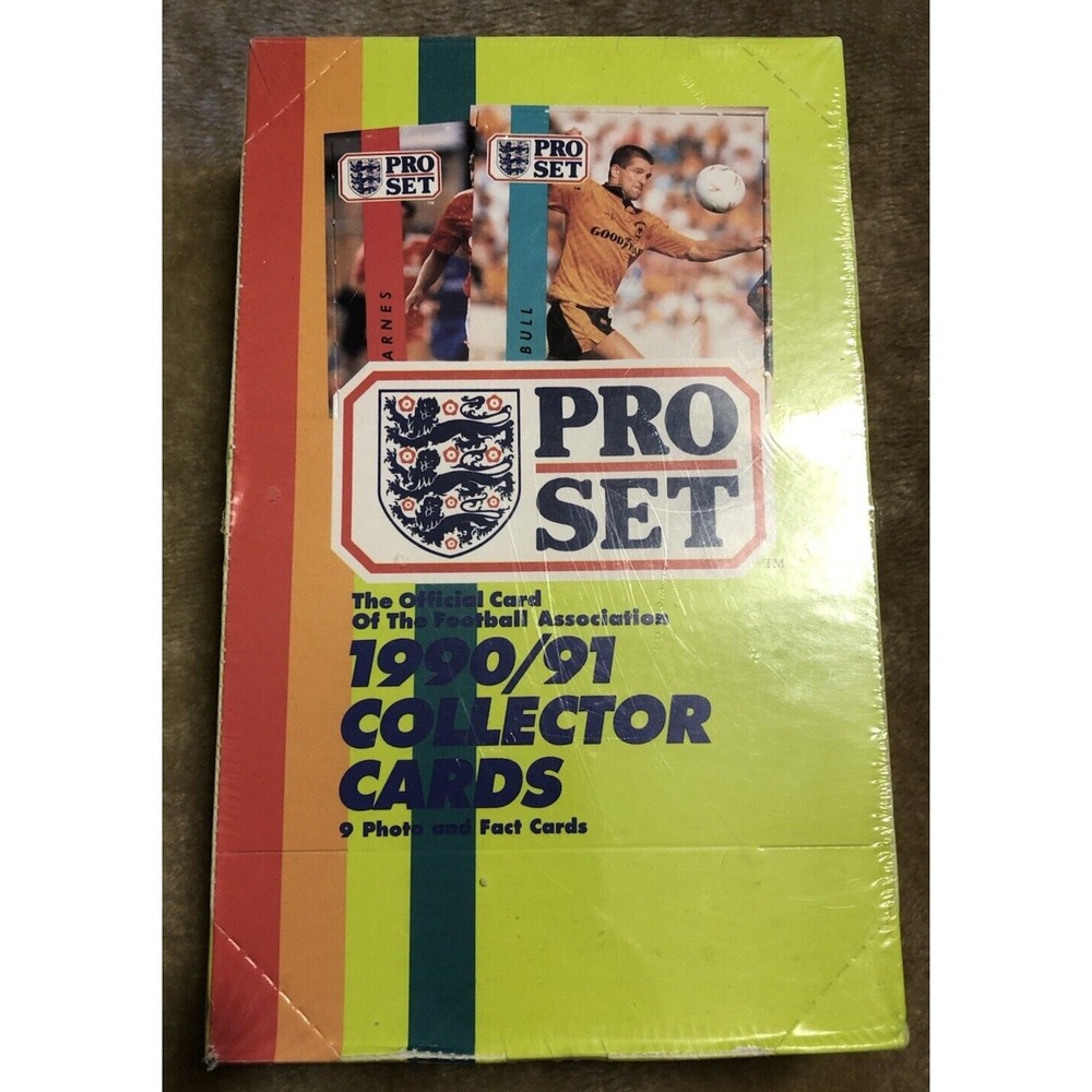 New Pro Set 1990/91 Collector Cards Official Card of Football Association Soccer